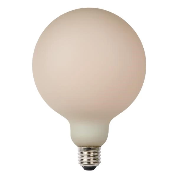 Lucide G125 - Ampoule filament - Ø 12,5 cm - LED Dim. - E27 - 1x8W 2700K - 3 StepDim - Opalin - détail 2